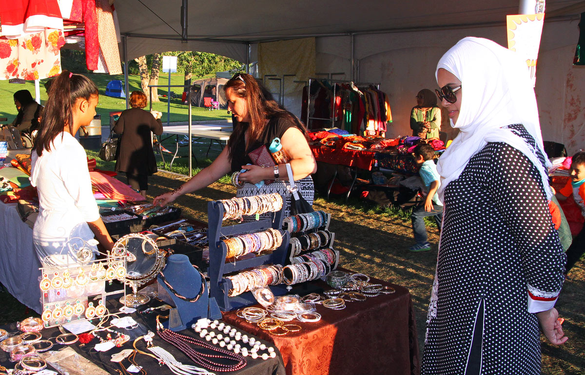 Inside the Bangladesh Pavilion