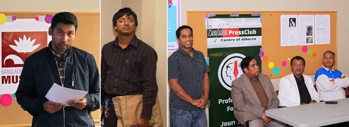 Speakers at the opening event