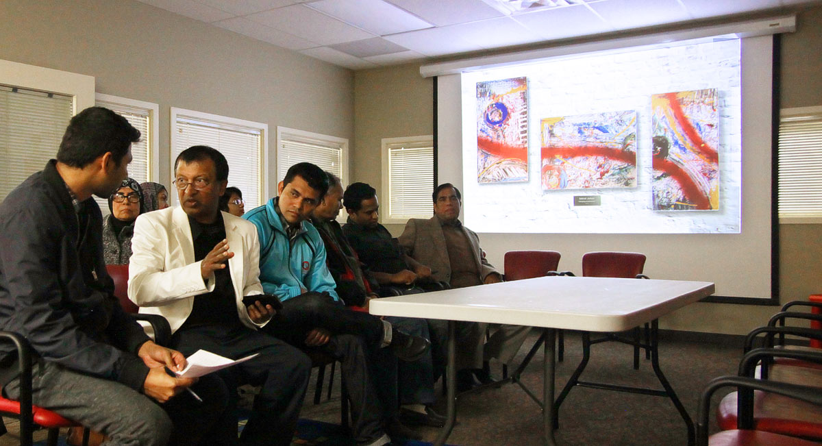 Open discussion in the program room